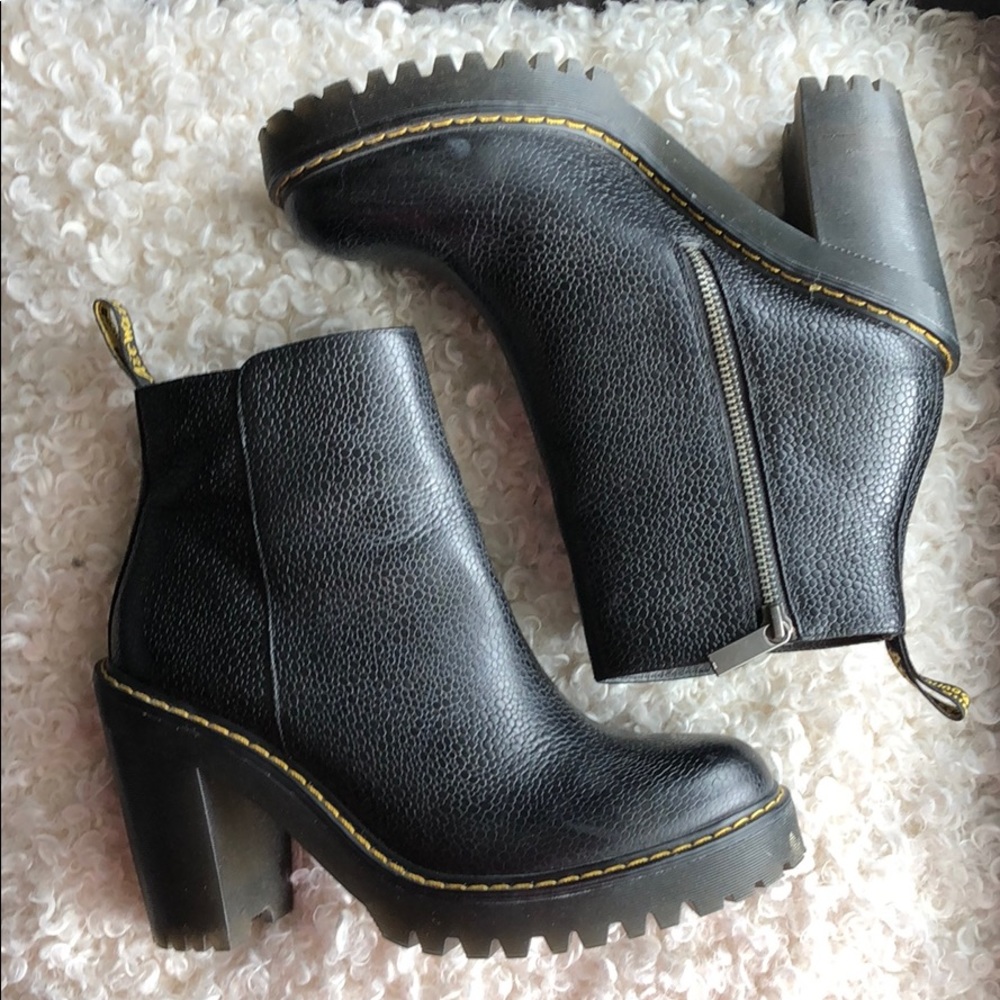 Doc Marten heeled booties
